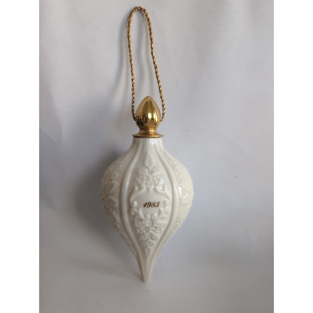 Lenox Christmas Ornament 1983 Annual Spire Porcelain Vtg.